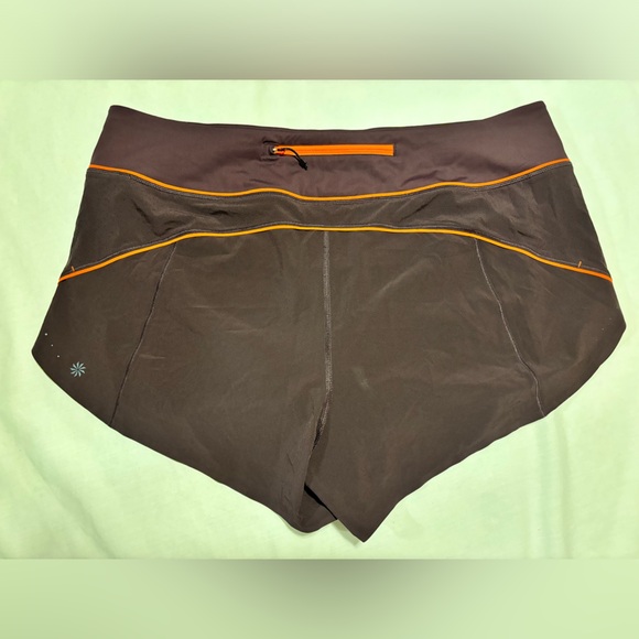 Athleta, Run with it Shorts, burgundy, XL - Picture 2 of 10